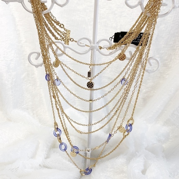 Laundry by Shelli Segal gold multi layer n… - Picture 4 of 10